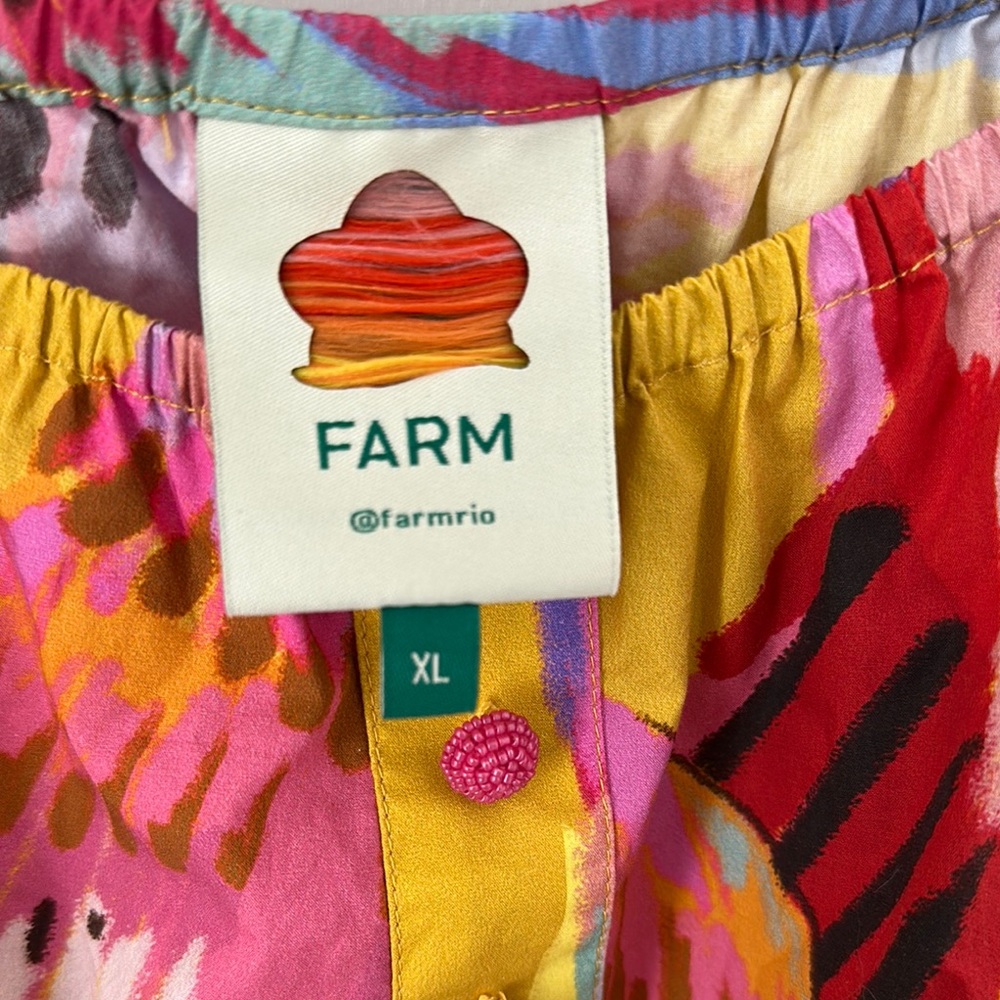FARM Rio Vibrant Multicolor Maxi Dress - Picture 3 of 7